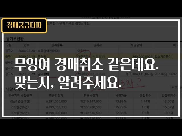 [QnA] 이런 걸 무잉여경매라고 하는 거 아닌가요? 알려주세요.