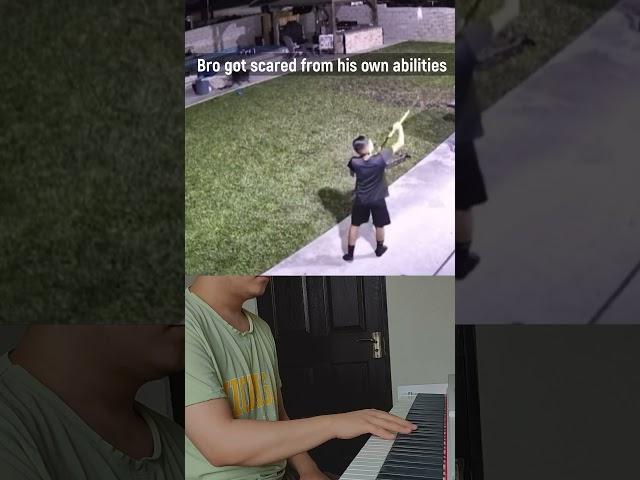 Good thing the cameras were on otherwise nobody would believe him