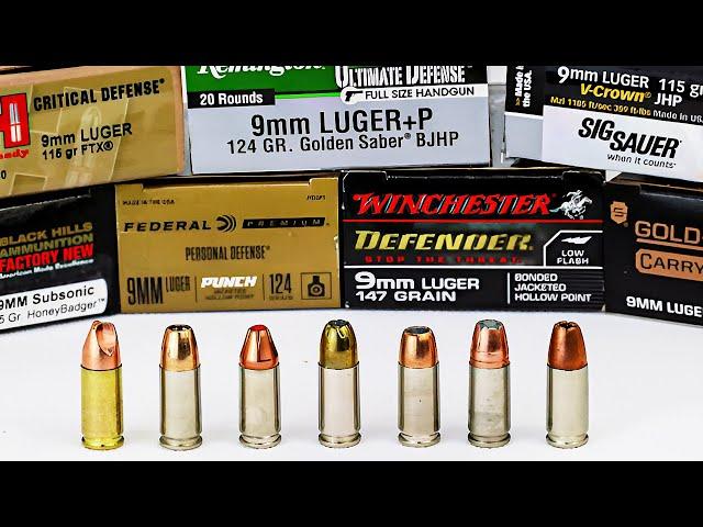 15 BEST 9mm Ammo For SELF DEFENSE IN 2024