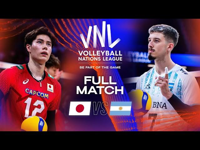 Japan's Epic Victory!  Japan vs. Argentina - Full Match | Men's VNL 2023