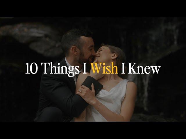 10 Things I Wish I Knew As A Beginner Filmmaker - Wedding Videography Tips