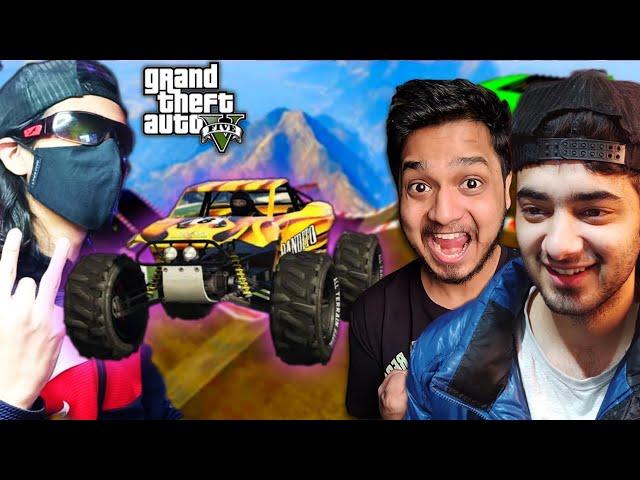 GTA 5 EXTREME SMALL CAR RACE - Himlands Gang Fun Time