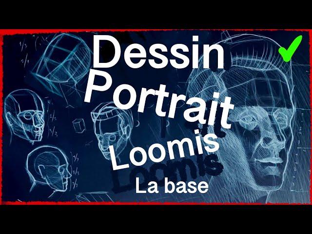 Dessiner un VISAGE avec la méthode LOOMIS. Cours de dessin complet, DÉBUTANT friendly . 