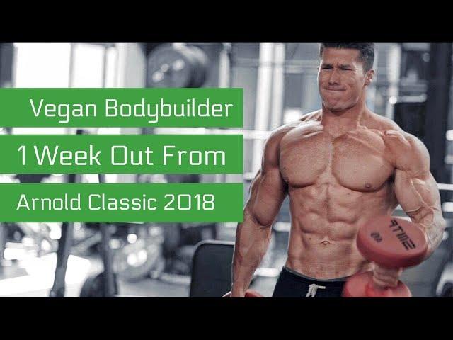 How I Eat/Train 1 Week Out | Chest Workout | Nimai Delgado Vegan IFBB Pro