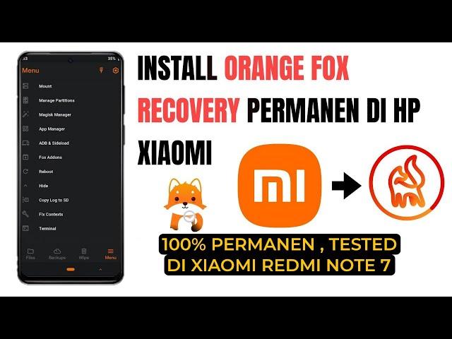 Install TWRP OrangeFox Untuk Pemula Sangat Mudah Dipahami |  Recovery + Root | Redmi / Poco / Xiaomi