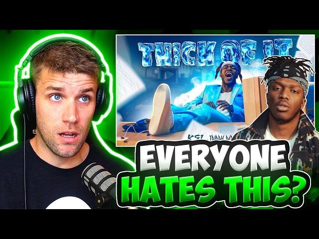 KSI GETTING COOKED FOR THIS?! | Rapper Reacts to KSI - Thick Of It (First Reaction)