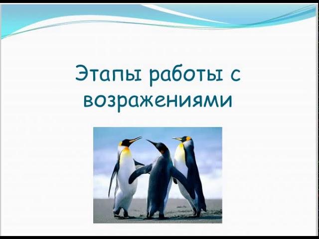 Работа с возражениями при продажах