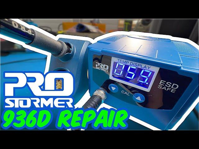 Episode 131: Prostormer 936D Soldering Station Repair + Voltage Leak  / Ground Tip Resistance Test