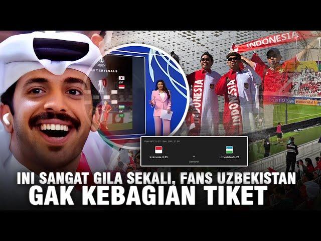GEGERNYA!! Media Qatar Gak percaya Tiket Indonesia vs Uzbekistan Ludes sama Fans Garuda