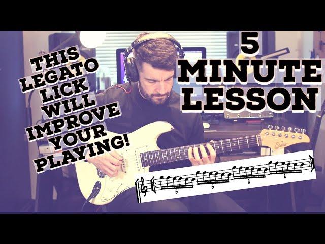 5 MINUTE LEGATO LICK LESSON TO RAISE YOUR SKILLS!