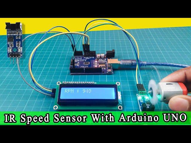 How does work IR SPEED SENSOR | IR SPEED SENSOR  with Arduino UNO[Code and circuit diagram]