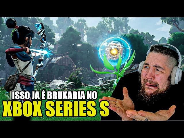 jogando KENA BRIDGE OF SPIRITS no XBOX SERIES S - é esse CONSOLE é ABSURDO !