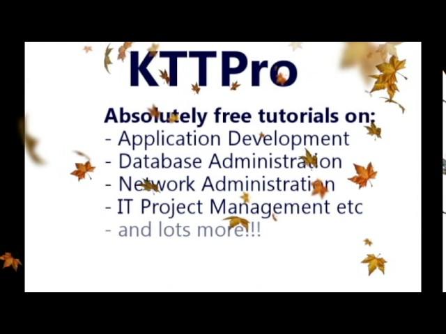 Introduction to KTTPro (Kindson The Tech Pro)