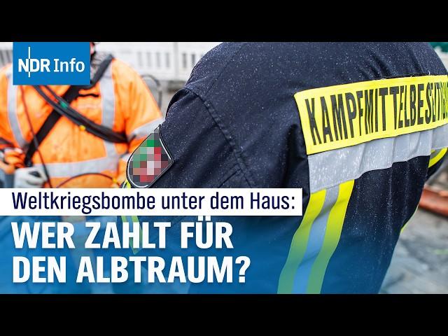 Weltkriegsbombe unter dem Eigenheim: Wer zahlt für die Sondierung? | NDR Info