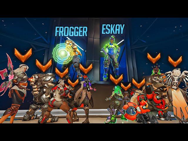 2 BUFFED Top 500 Lucios vs *10* Bronze Players - Who wins?! (ft. Eskay & Frogger)