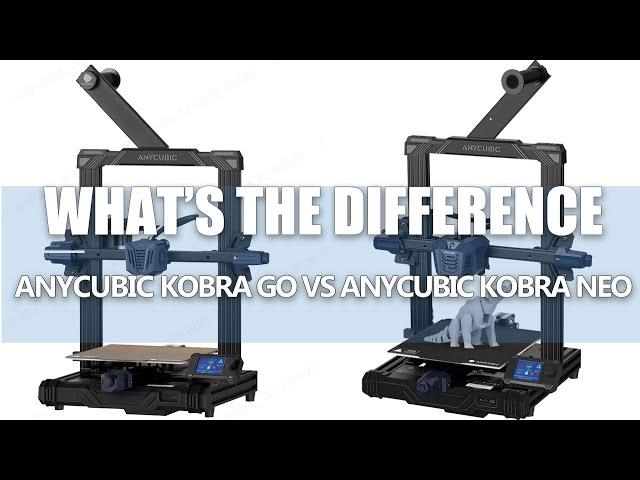 The Difference Between Anycubic Kobra Go and Anycubic Kobra Neo