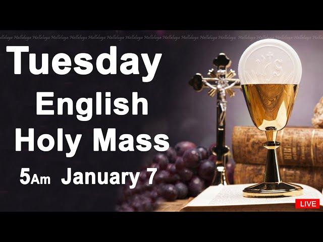 Catholic Mass Today I Daily Holy Mass I Tuesday January 7 2025 I English Holy Mass I 5.00 AM