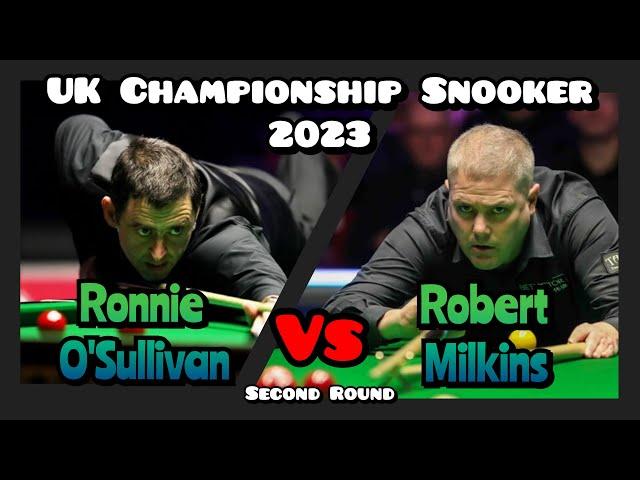 Ronnie O'Sullivan vs Robert Milkins - UK Championship Snooker 2023 - Second Round