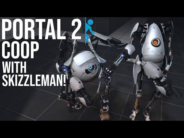 Portal 2: Co-op Mode With Skizzleman! | Session 1