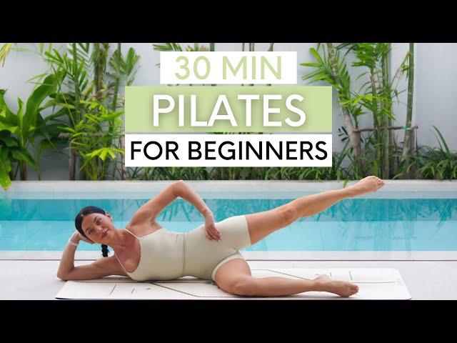 30 MIN FULL BODY WORKOUT || At-Home Beginner Pilates (No Equipment)