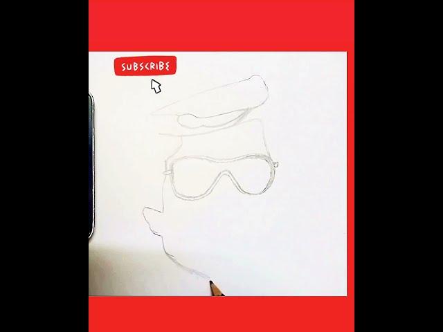 portrait sketch of stylish young boy |VK arts|#shorts #portraits#sketch #stylishyoungboy