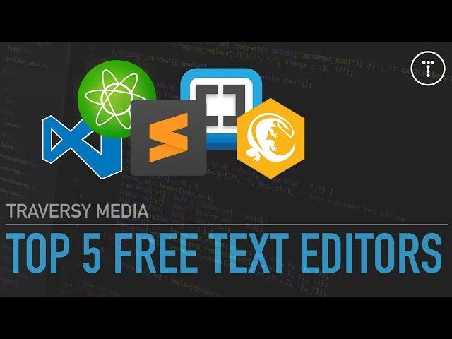 My Top 5 Free Text Editors For Web Development