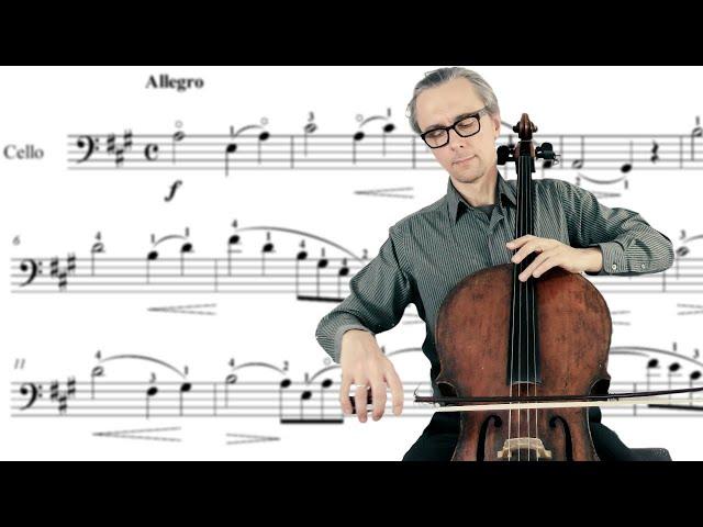 S. Lee Cello Etude Op. 31 no. 6 Melodic and Progressive Exercises | Fast and Slow Tempo