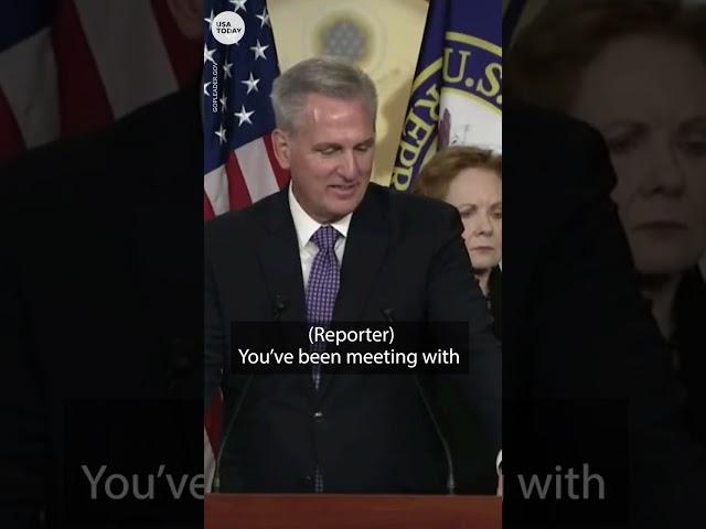 Rep. Kevin McCarthy snaps back at reporter’s ‘most inappropriate question’ | USA TODAY #Shorts