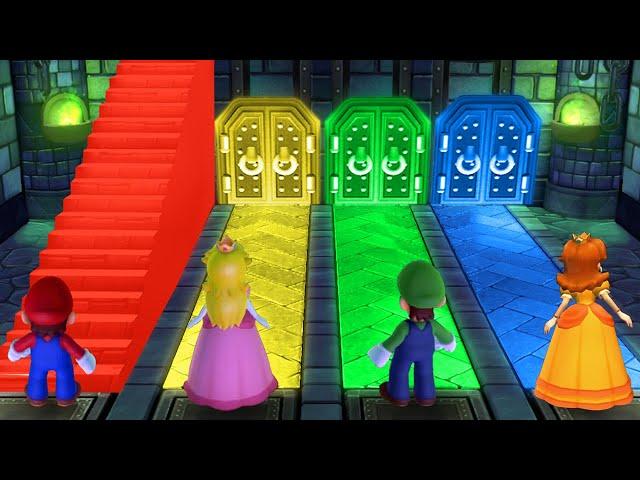 Mario Party 10 Minigames - Mario Vs Peach Vs Daisy Vs Luigi (Master Difficulty)