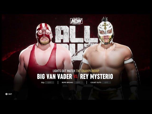 AEW FIGHT FOREVER: VADER VS REY MYSTERIO #AEW #GAME #GAMEPLAY #GAMING  #WWE