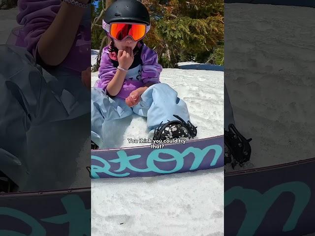 USING TOYS to teach kids snowboarding tricks