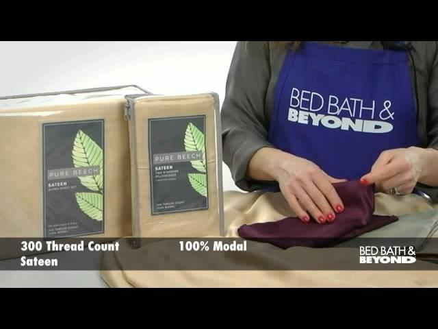 Pure Beech Sateen Sheet Set at Bed Bath & Beyond