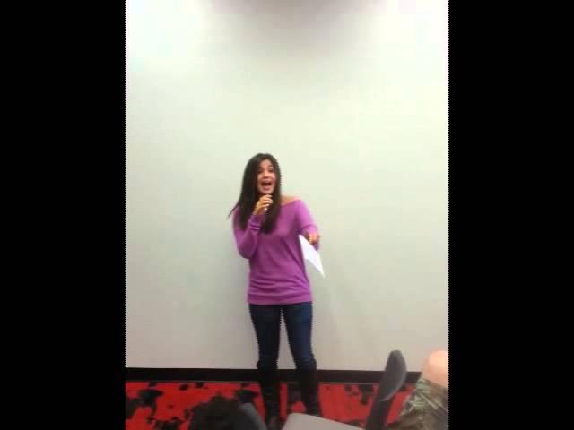 Sylvia Gets Booed Reenactment