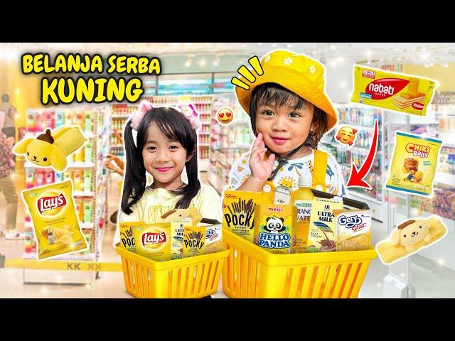 AUDREY BELANJA BULANAN SERBA KUNING !! BORONG SEMUA MAINAN