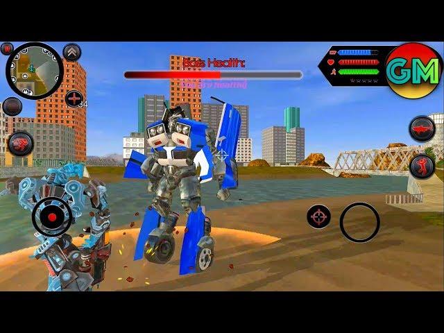 Robot Shark # New Update Boss Battle | by Naxeex Robots | Android GamePlay HD