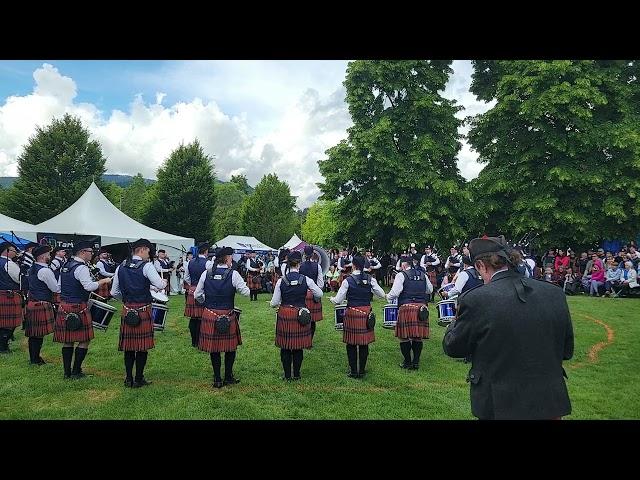Simon Fraser University Pipe Band - Punch It Chewie! Medley, Coquitlam Highland Games 2024