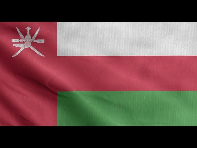 Oman waving flag loop free download 4k
