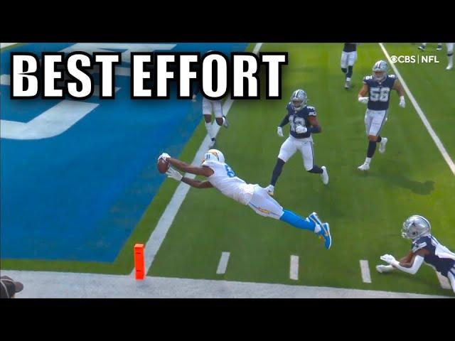 NFL "Best Effort" Plays from the 2021-2022 Season