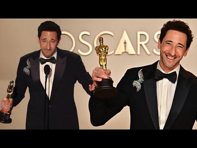 Adrien Brody Breaks An 8-Decade-Old Record With His Oscars Speech!