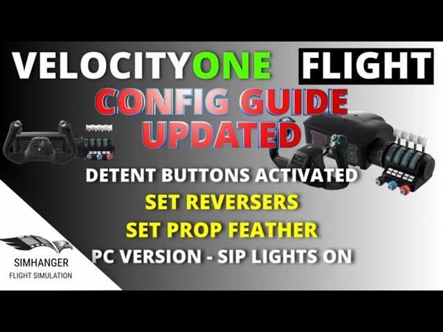 VELOCITYONE FLIGHT CONFIGURATION UPDATE | Microsoft Flight Simulator | Reverse Thrust & Prop Feather