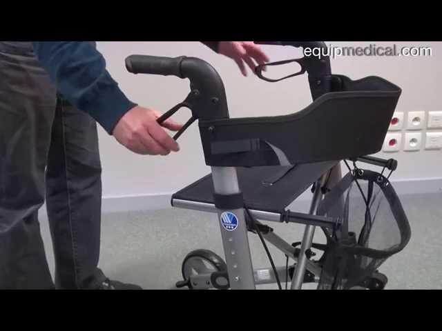 Rollator 4 roues quadri-light