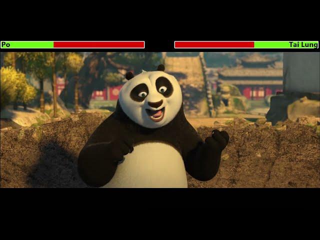 Po vs. Tai Lung with healthbars