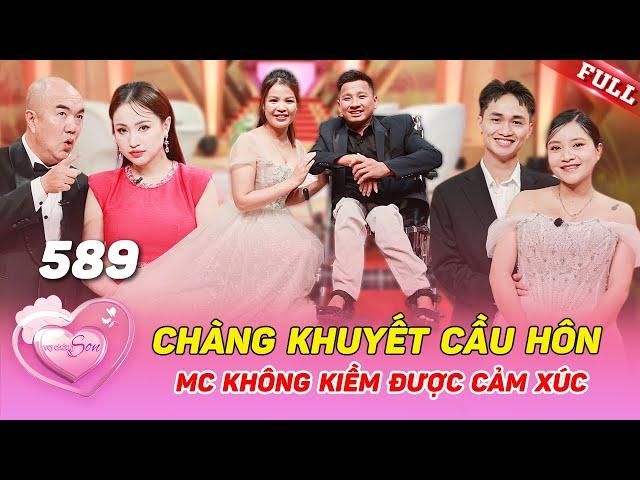 Vợ Chồng Son #589 | Chàng khuyết quỳ xuống cầu hôn vợ khiến MC Quốc Thuận không kiềm được cảm xúc