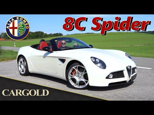 Alfa Romeo 8C Spider, 2010, Ferrari V8, Maserati Chassis, der beste Sound und nur 500 Stück gebaut!