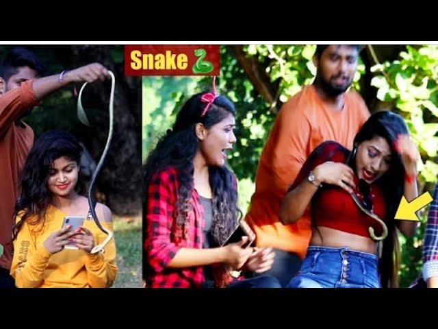 F.V.channel fake snake  prank with people