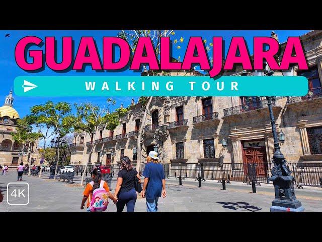 Guadalajara's Historical Center, Mexico | Walking Tour 4K