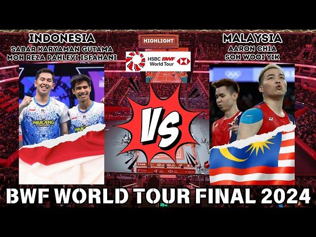 HSBC BWF WORLD TOUR FINAL 2024 | GUTAMA / ISFAHANI (INA) vs Aaron CHIA / SOH Woii Yik (MAS)