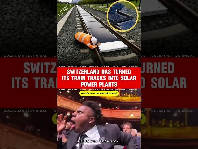 Switzerland’s Train Tracks Are Now Giant Solar Panels! ️