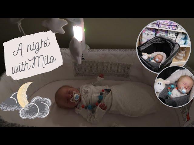 Reborn Baby Milo’s Night *with outing* | Sophia’s Reborns