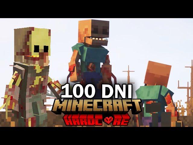 Spędziłem 100 Dni Podczas Apokalipsy Wirusa w Minecraft Hardcore..